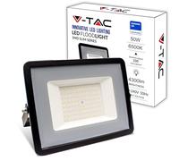 V-TAC Projecteur LED Extérieur 50W - [Haute Performance]- IP65 - 4270 Lumen - Lampe Étanche pour Maison, Jardin, Garage, Fabrique - Lumière Blanc Froid 6500k