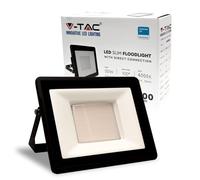 V-TAC Projecteur LED Extérieur 50W puce Samsung avec Connexion Directe -[Dernière Génération], IP65 - 4000 Lumen, Lumière 4000K Blanc Neutre - Lampe Spot LED d'Extérieur Étanche, Couleur Noir VT-158