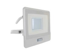 V-TAC Projecteur LED - Samsung - Capteur PIR - IP65 - Blanc - 30W - 2340 Lumens - 6500K