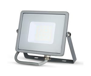 V-TAC Projecteur LED - Samsung - IP65 Waterproof - Gris - 30W - 2400 Lumens - 6400K