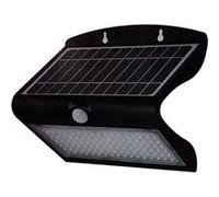 V-TAC Lampe Murale LED 7 W, avec Panneau Solaire et capteur, Noire