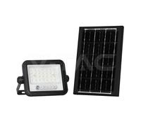 Projecteur solaire V-TAC - IP65 Waterproof - Noir - 100W - 1000 Lumens - 7IN1