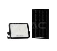 V-TAC Projecteur solaire à LED 200W avec télécommande et crépuscule 2000-800