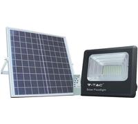 V-TAC Projecteur solaire à LED VT-60W, 20 W, 4000 K, avec panneau + télécommande