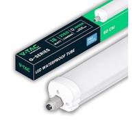 V-TAC Réglette LED Étanche 60 CM - 18W - PRO SERIES - Haute Luminosité - Plafonnier Lampe Rectangulaire 2160 Lumen IP65 pour Plafond, Garage, Magasin - Tube Led - Lumière 4000K Blanc Neutre