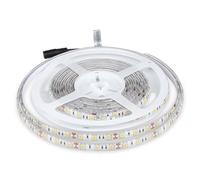 V-TAC Ruban LED Extérieur Étanche IP65-5 Mètres - SMD 5050 - Bande à LED Lumineuse 3000K Blanc Chaud - Ruban LED d'Extérieur avec Bande Adhésive et Flexible pour Jardin, Terrasse, Maison - 12V