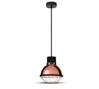 V-TAC SKU.3709 Suspension Ampoule E27 CUIVRE VT-8255, Plastique,et Autre materiaux, Brillant, Profondeur : 1000 mm