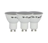V-TAC Smart LED Spot Lights - GU10 - IP20 - Blanc - 4.5W - 400 Lumens - RGB + 3IN1 - Lot de 3