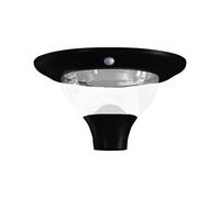 V-TAC Solar Garden Light - IP65 Waterproof - PIR Sensor - Black - 15W- 2200 Lumens - 4000K