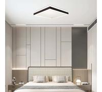 1 pz 18W LED Designer Light Square Black Finish 4000K Dimmable