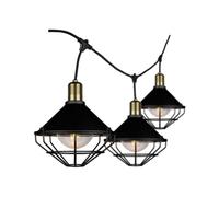 V-TAC String Light - Ampoule LED - IP65 Waterproof - Noir