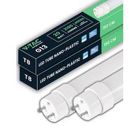 V-TAC Tube LED 150 CM - T8 G13-20W - 2100 Lumens - Chip Samsung - Tubes pour Plafond, Mur, Garage, Magasin - Tube forme T8 - Remplacement des Néons - Lumière Blanc Neutre 4000K