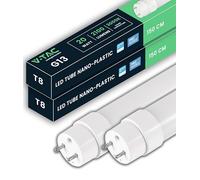 V-TAC Tube LED 150 CM - T8 G13-20W - 2100 Lumens - Chip Samsung - Tubes pour Plafond, Mur, Garage, Magasin - Tube forme T8 - Remplacement des Néons - Lumière Blanc Chaud 3000K