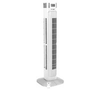 V-TAC Ventilateur Tour 55W avec Télécommande Écran LED Minuterie 15H Blanc