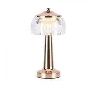 V-TAC VT-1048 Lampada LED da Tavolo 1W cct 3in1 colore oro francese ricaricabile