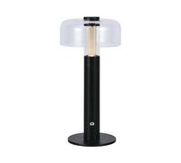 V-TAC VT-1049 Lampe de Table LED à Piles 1W Noir et Blanc Transparent