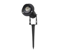 V-TAC VT-1126 Piquet de jardin LED en aluminium avec douille GU10 105 x 75 x 245 mm orientable couleur noire IP65 - sku 10373