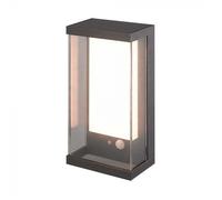V-TAC 23033 VT-1193 Applique solaire extérieure avec détecteur de mouvement LED 1 W gris