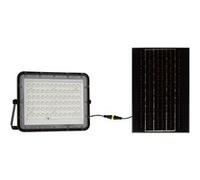 V-TAC VT-120W 7825 Projecteur déclairage LED, Panneau solaire 15 W blanc froid noir G