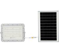 V-TAC VT-120W 7844 Projecteur d'éclairage LED, Panneau solaire 15 W blanc neutre blanc