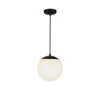 V-TAC VT-1226 Plafonnier LED à Suspension E27 Noir IP44 20 cm