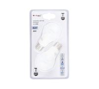 V-TAC vt-2149 Lot de 2 ampoules lED e27 9 W Bulb A60