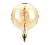 V-Tac VT-2158D Ampoule Globe 8W E27 XL G200 Verre ambré Double Spirale 1800K Dimmable - SKU 217462