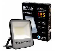 Spot mural extérieur LED noir, orientable, lampe murale, projecteur, verre, H 20,45 cm