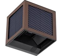 V-TAC VT-408CCT-C 24294 Applique solaire extérieure avec détecteur de mouvement LED 9 W marron rouille
