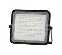V-TAC VT-40W Phare LED 6W Noir Avec Panneau Solaire Et Télécommande LED Câble 3M