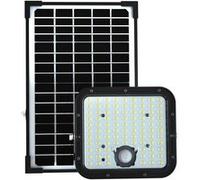 V-TAC VT-432 10311 Projecteur déclairage LED, Panneau solaire 30 W blanc froid noir G