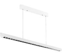 1 pz 36W LED Linear Hanging Suspension Light Lens Type-CCT:3IN1 - White