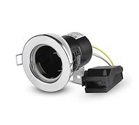 V-TAC VT-701 GU10 Downlight fixe de qualité feu adapté IP20 chromé