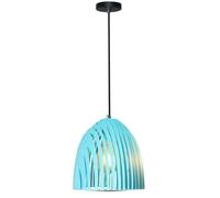 V-TAC VT-7255-B Lampadario LED E27 60W Bleu Suspension Métal