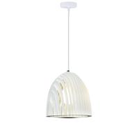 Suspension Lampe de salon Effet 3D Blanc Boîtier métallique H 25,5 cm