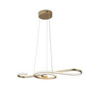 V-TAC VT-7817 Lampadario LED Suspendu 18W Noir Or Design Moderne Lumière Chaude T]