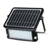 V-TAC Projecteur LED solaire VT-787-10 avec détecteur de mouvement 10 W 4000 K Noir