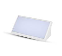 V-TAC VT-8055 20W Applique rectangulaire LED Couleur Blanc Angulaire extérieur IP65 Applique Murale Blanc Naturel 4200K SKU 6817
