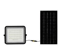 V-TAC VT-80W 7824 Projecteur déclairage LED, Panneau solaire 19 W blanc neutre noir
