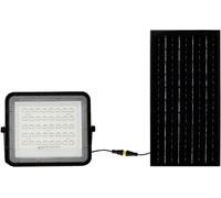 V-TAC VT-80W 7824 Projecteur déclairage LED, Panneau solaire 19 W blanc neutre noir