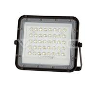 V-TAC VT-80W Phare LED 10W Noir Avec Panneau Solaire Et Télécommande Câble 3M