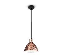 V-TAC VT-8300 Lampadaire LED Suspendu Métal Conique E27 Noir Chrome IP20