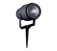 V-TAC VT-857 12 W LED Cob Projecteur avec Petit Lumière, Gris, IP65 - blanc naturel