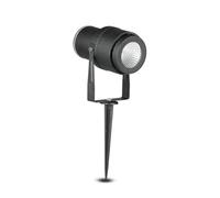 V-TAC VT-857 Piquet de Jardin LED COB 12W orientable Noir IP65 Blanc Naturel 4000K - SKU 217545