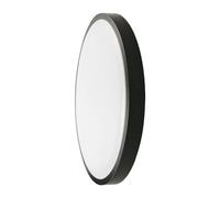 V-Tac VT-8618S Plafonnier à LED avec détecteur de mouvement - 18W - Noir - 4000K - Adapté à la salle de bain