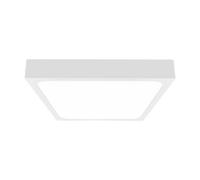 V-TAC VT-8618W-SQ plafonnier led 18W carré blanc 6500K blanc IP44 - sku 7626