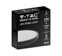 V-TAC VT-8630B-RD 30W IP44 plafonnier LED rond NOIR 360° design moderne 3000K -