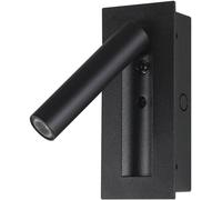 V-TAC VT-88061-B 239996 Lampe de chevet LED LED 2 W blanc chaud CEE: G (A - G) Just Black