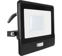 V-Tac Vt138s1 30w Led Pir Sensor Projecteur Samsung Chip Corps Noir 3000k 1m De C?Ble, ?Clairage De Sc?Ne, Noir