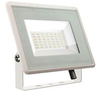 V-Tac Vt4934w Projecteur Led 30w Smd S?Rie Fs Corps Blanc 6400k, ?Clairage De Sc?Ne